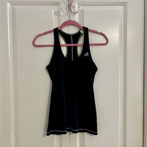 Adidas black workout top